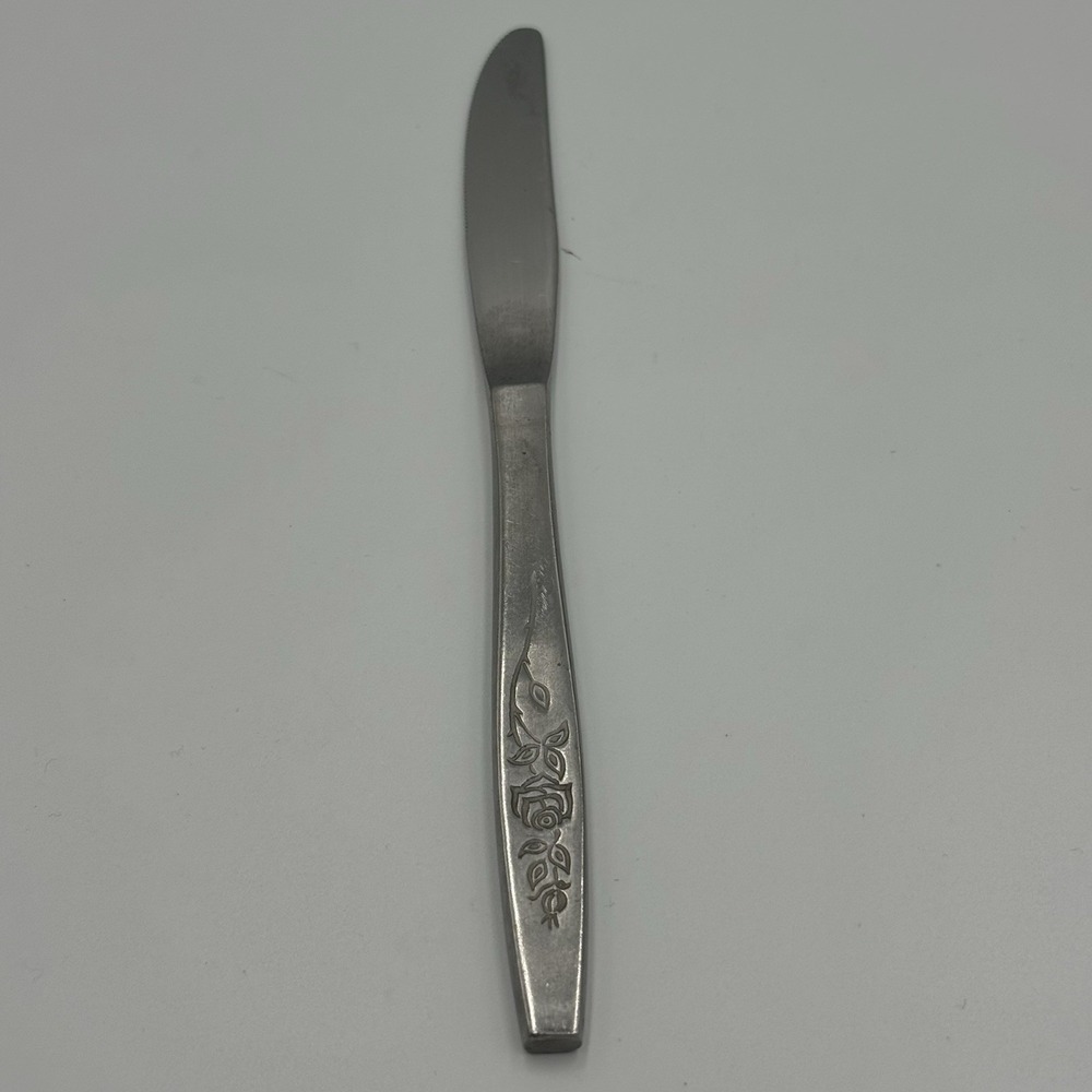 oneida stainless flatware vintage rose
